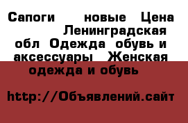 Сапоги Ecco новые › Цена ­ 5 000 - Ленинградская обл. Одежда, обувь и аксессуары » Женская одежда и обувь   